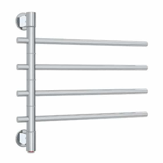 Straight Round Swivel Heated Towel Rail 600 x 540mm SV24